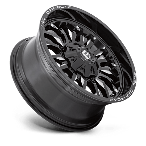 D795 ARC Cast Aluminum Wheel in Gloss Black Milled Finish from Fuel Wheels - View 3