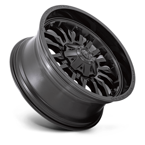 D796 ARC Cast Aluminum Wheel in Matte Black with Gloss Black Lip Finish from Fuel Wheels - View 3