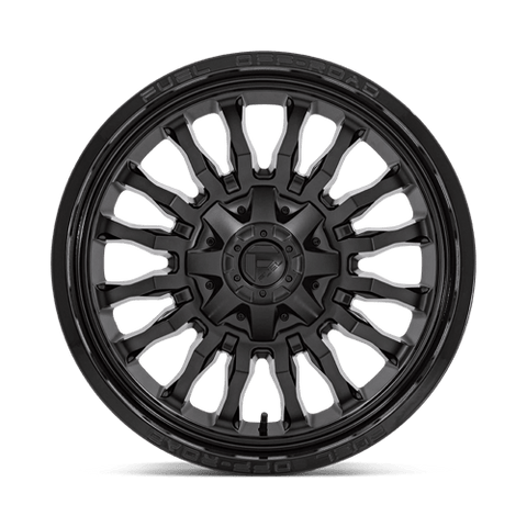 D796 ARC Cast Aluminum Wheel in Matte Black with Gloss Black Lip Finish from Fuel Wheels - View 5