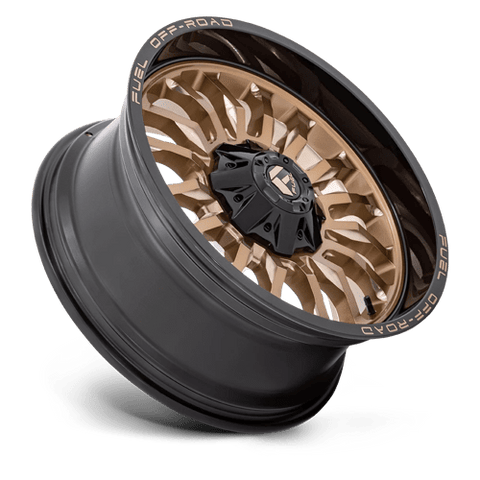 D797 ARC Cast Aluminum Wheel in Platinum Bronze with Black Lip Finish from Fuel Wheels - View 3