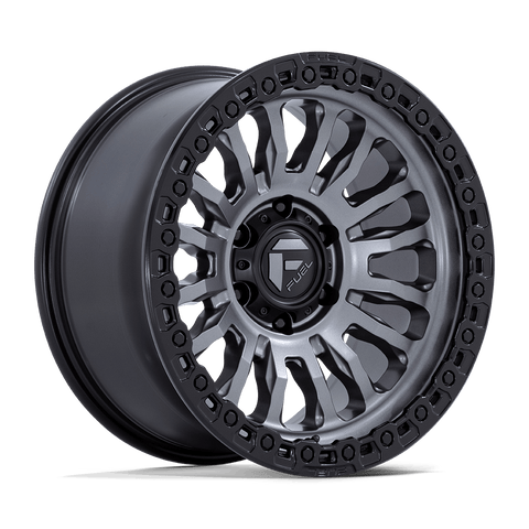 FC857 Rincon Cast Aluminum Wheel in Matte Gunmetal with Black Lip Finish from Fuel Wheels - View 1