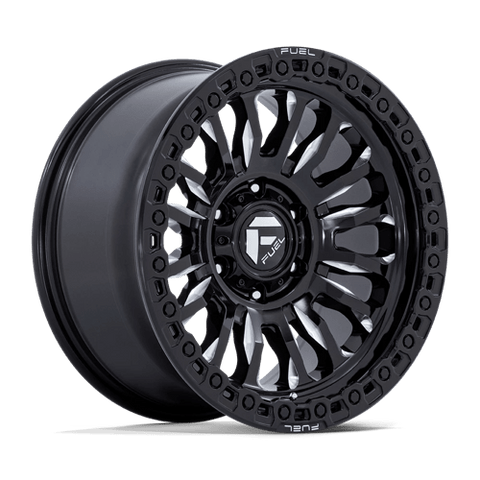 FC857 Rincon Cast Aluminum Wheel in Gloss Black Milled Finish from Fuel Wheels - View 2