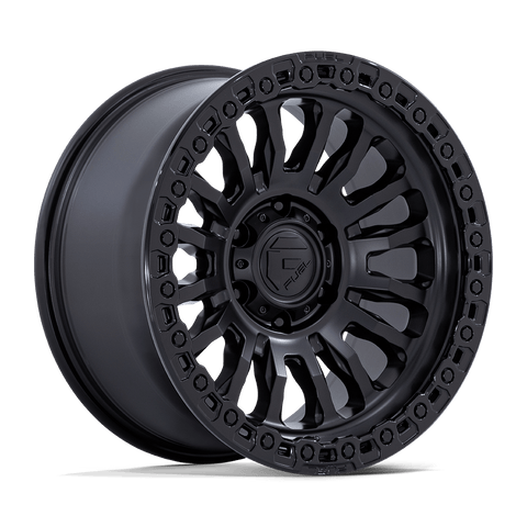 FC857 Rincon Cast Aluminum Wheel in Matte Black with Gloss Black Lip Finish from Fuel Wheels - View 1