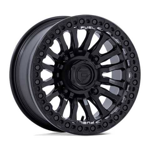 FV125 Rincon UTV Beadlock Cast Aluminum Wheel in Blackout Finish from Fuel Wheels - View 1