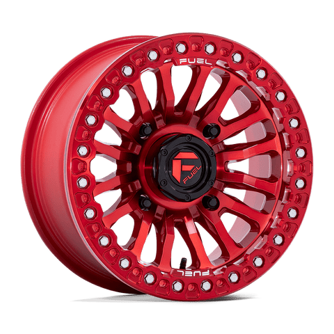 FV125 Rincon UTV Beadlock Cast Aluminum Wheel in Candy Red Finish from Fuel Wheels - View 1