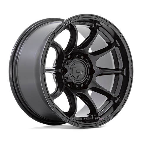 D791 Variant Cast Aluminum Wheel in Matte Black Finish from Fuel Wheels - View 1