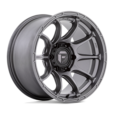 D793 Variant Cast Aluminum Wheel in Matte Gunmetal Finish from Fuel Wheels - View 1