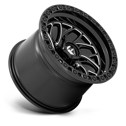 Fuel UTV D741 Runner Cast Aluminum Wheel - Gloss Black Milled