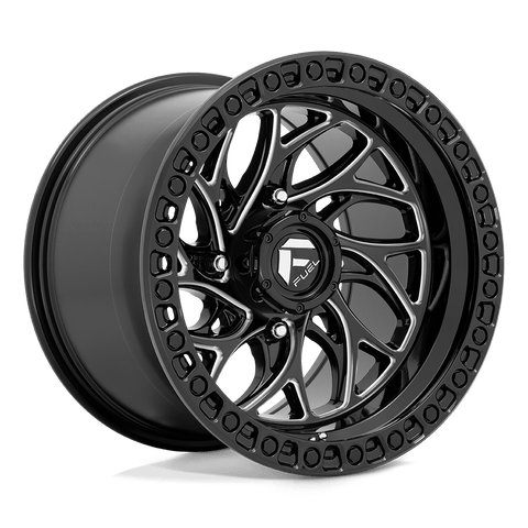 Fuel UTV D741 Runner Cast Aluminum Wheel - Gloss Black Milled