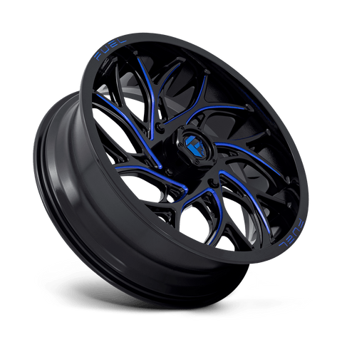 Fuel UTV D778 Runner UTV Cast Aluminum Wheel - Gloss Black Milled Candy Blue