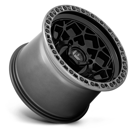 Fuel UTV D783 Unit UTV Cast Aluminum Wheel - Matte Black With Gunmetal Ring