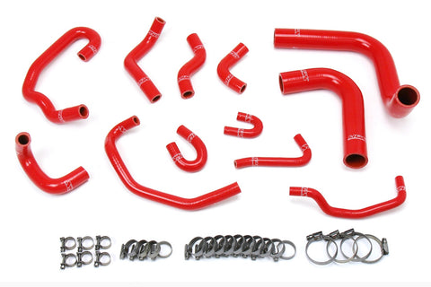 HPS Reinforced Red Silicone Radiator   Heater Hose Kit Coolant for Toyota 93-95 Pickup 3.0L V6 Left Hand Drive