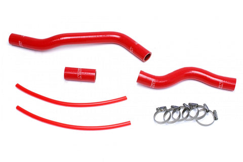 HPS Red Reinforced Silicone Radiator Hose Kit Coolant for Honda 01-05 Civic 1.7L Manual Trans.