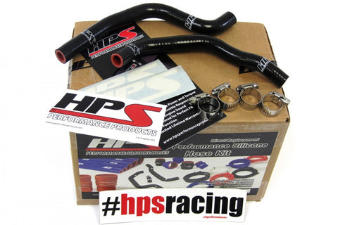 HPS Black Reinforced Silicone Radiator Hose Kit for Honda 96-99 CR80R 2 Stroke