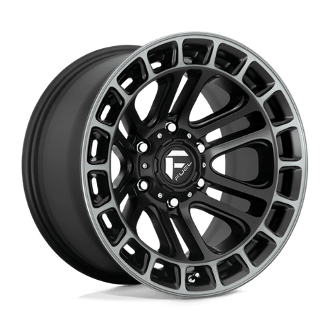 D720 Heater Cast Aluminum Wheel in Matte Black Double Dark Tint Machined Finish from Fuel Wheels - View 2