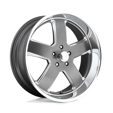 U118 Hustler Cast Aluminum Wheel in Matte Gunmetal Finish from US Mags Wheels - View 1