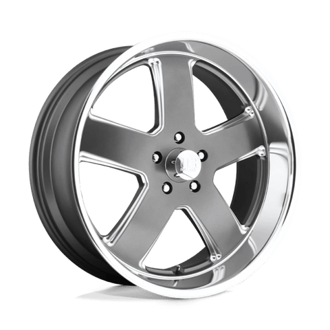 U118 Hustler Cast Aluminum Wheel in Matte Gunmetal Finish from US Mags Wheels - View 2