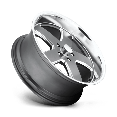 U118 Hustler Cast Aluminum Wheel in Matte Gunmetal Finish from US Mags Wheels - View 3