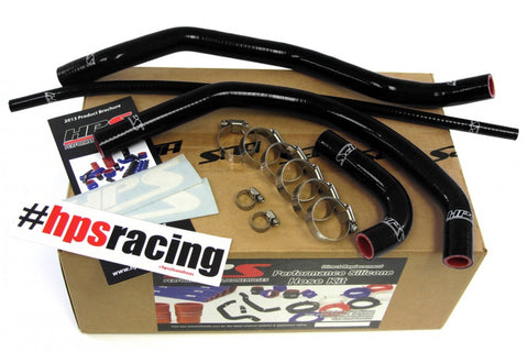 HPS Black Reinforced Silicone Radiator Hose Kit for Yamaha 87-06 YFZ350 Banshee