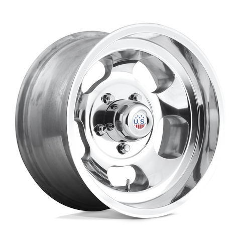 U101 INDY Cast Aluminum Wheel in High Luster Polished Finish from US Mags Wheels - View 1