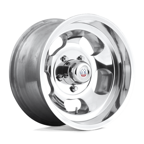 U101 INDY Cast Aluminum Wheel in High Luster Polished Finish from US Mags Wheels - View 2