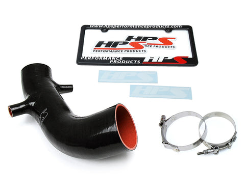 HPS Black Reinforced Silicone Post MAF Air Intake Hose Kit for Honda 04-05 S2000 AP2 2.2L F22 Throttle Cable