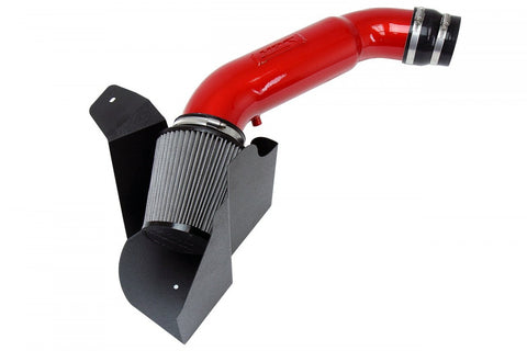 HPS Shortram Air Intake Kit 2012-2015 Audi A7 Quattro 3.0L Supercharged (C7), Includes Heat Shield - Red