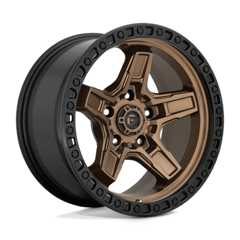 D699 Kicker Cast Aluminum Wheel in Matte Bronze with Black Bead Ring Finish from Fuel Wheels - View 2