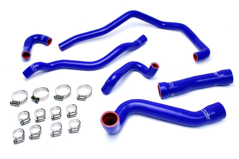 HPS Blue Reinforced Silicone Radiator   Heater Hose Kit Coolant for BMW 01-06 E46 M3 Left Hand Drive