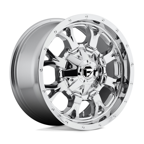 D516 Krank Cast Aluminum Wheel in Chrome Plated Finish from Fuel Wheels - View 1