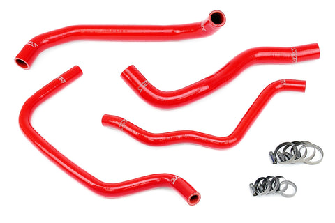 HPS Red Reinforced Silicone Radiator   Heater Hose Kit for Honda 08-12 Accord 2.4L 4Cyl LHD