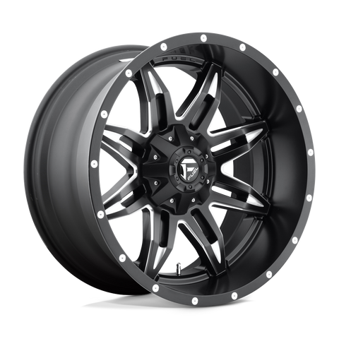 D567 Lethal Cast Aluminum Wheel in Matte Black Milled Finish from Fuel Wheels - View 1