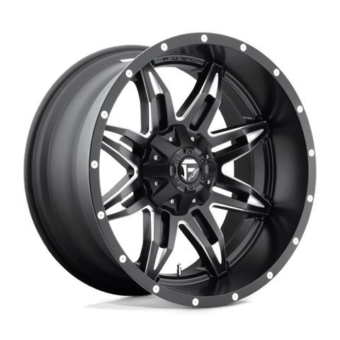 D567 Lethal Cast Aluminum Wheel in Matte Black Milled Finish from Fuel Wheels - View 2