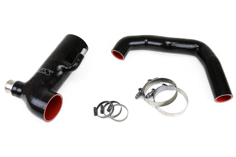 HPS Black Reinforced Silicone Post MAF Air Intake Hose   Sound Tube 2pc Kit for Subaru 13-16 BRZ