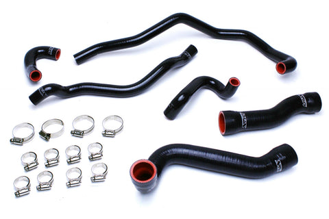 HPS Black Reinforced Silicone Radiator   Heater Hose Kit Coolant for BMW 01-06 E46 M3 Left Hand Drive