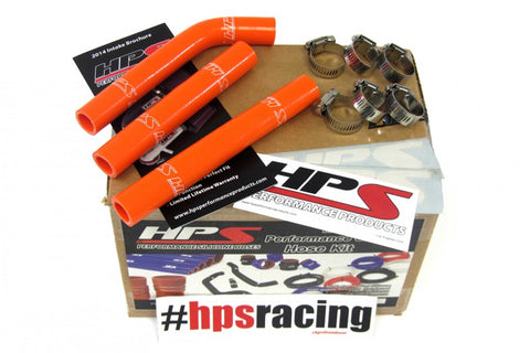 HPS Orange Reinforced Silicone Radiator Hose Kit for KTM 11-13 125SX 150SX