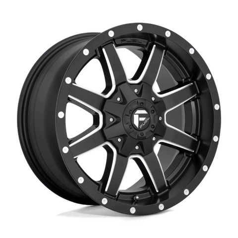 D538 Maverick Cast Aluminum Wheel in Matte Black Milled Finish from Fuel Wheels - View 2