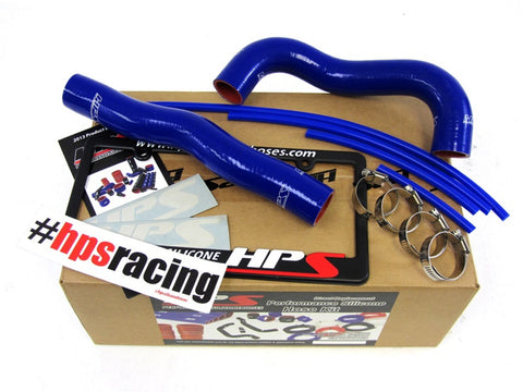 HPS Reinforced Blue Silicone Radiator Hose Kit Coolant for Hyundai 13-14 Genesis Coupe 2.0T Turbo 4Cyl