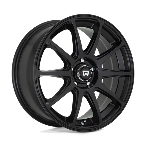 MR127 CS10 Cast Aluminum Wheel in Satin Black Finish from Motegi Wheels - View 1