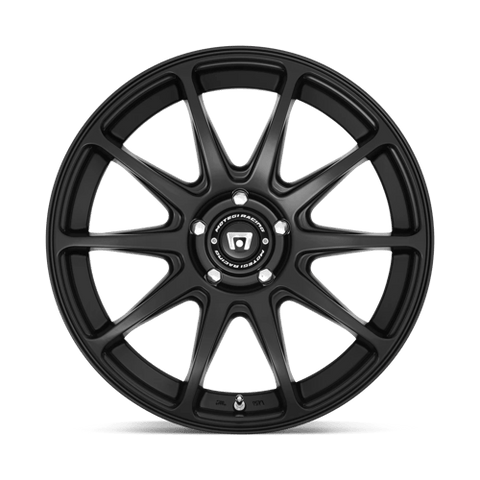 MR127 CS10 Cast Aluminum Wheel in Satin Black Finish from Motegi Wheels - View 4