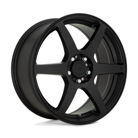 MR143 CS6 Cast Aluminum Wheel in Satin Black Finish from Motegi Wheels - View 1