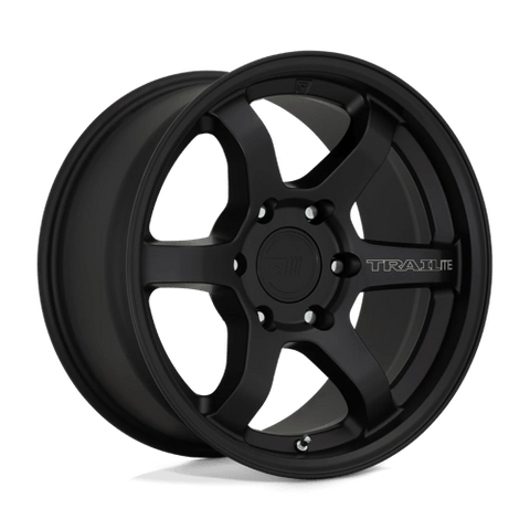 MR150 Trailite Cast Aluminum Wheel in Satin Black Finish from Motegi Wheels - View 2