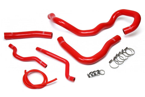 HPS Red Reinforced Silicone Radiator   Heater Hose Kit for Mitsubishi 08-17 Lancer 2.0L 2.4L DE ES GTS