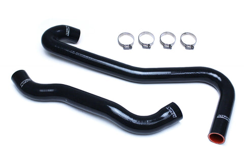 HPS Black Reinforced Silicone Radiator Hose Kit Coolant for Jeep 06-08 Grand Cherokee SRT8 6.1L V8 WK1