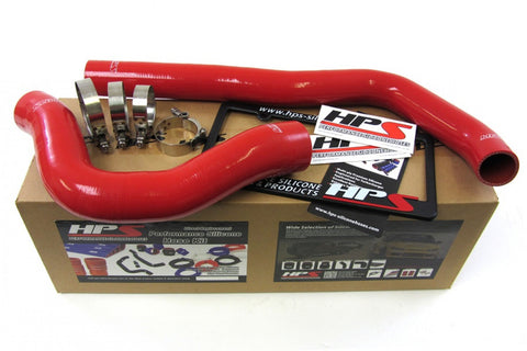 HPS 99 - 02 Dodge Ram Pickup 5.9L Diesel High Temp Reinforced Silicone Radiator Hose Kit Coolant OEM Replacement - Red