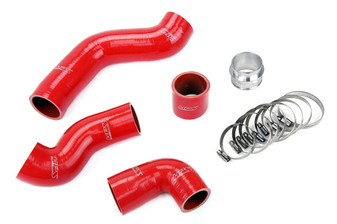 HPS Red Reinforced Silicone Intercooler Hose Kit for Volkswagen 99-06 Golf GTI MK4 1.8T Turbo AWP