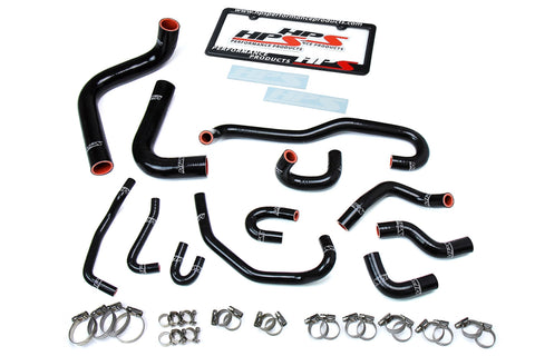 HPS Reinforced Black Silicone Radiator   Heater Hose Kit Coolant for Toyota 89-92 Pickup 3.0L V6 Left Hand Drive