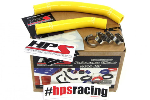 HPS Yellow Reinforced Silicone Radiator Hose Kit for Suzuki 06-10 LTR450