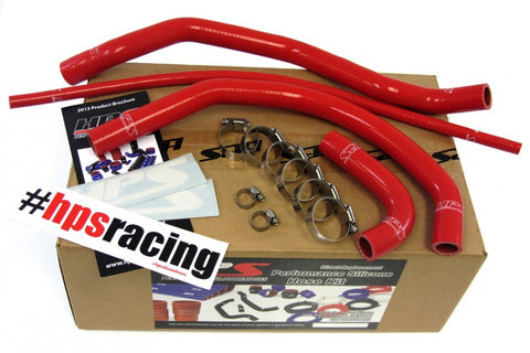 HPS Red Reinforced Silicone Radiator Hose Kit for Yamaha 87-06 YFZ350 Banshee