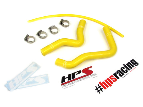 HPS Yellow Reinforced Silicone Radiator Hose Kit for Suzuki 02-12 RM85